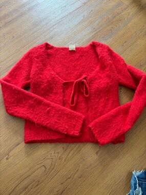 Urban Outfitters Red Cardigan